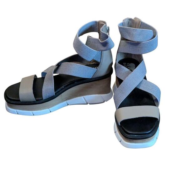 SOREL Women's 6.5 Platform Wedge Sandals - Picture 1 of 5